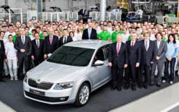 New 2013 Skoda Octavia enters production