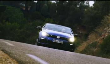 The 2013 Volkswagen Golf R Cabrio - open to the top