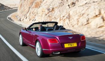 2013 Bentley Continental GT Speed Convertible - leaked photos