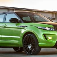 2013 Kahn Range Rover Evoque RS250 in Lamborghini Greean Pearl finish