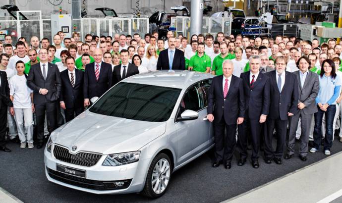 New 2013 Skoda Octavia enters production