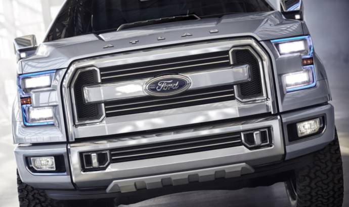 2013 Ford Atlas Concept, revealed in Detroit, previews the future F-150 pick-up truck