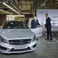 2013 Mercedes CLA enters production