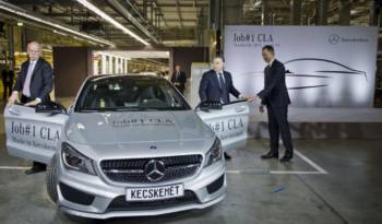 2013 Mercedes CLA enters production