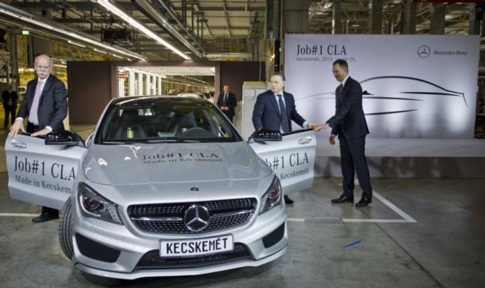 2013 Mercedes CLA enters production