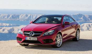2013 Mercedes E-Class Coupe and Cabrio - official images