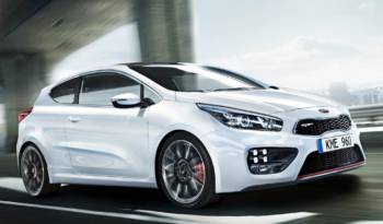 First pictures of the 2013 Kia Pro Ceed GT