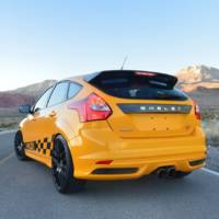 New Shelby Ford Focus ST flexes its muscles in Detroit