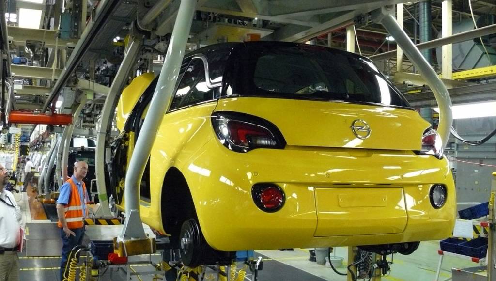 2013 Opel Adam starts production in Eisenach, Germany