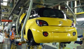 2013 Opel Adam starts production in Eisenach, Germany