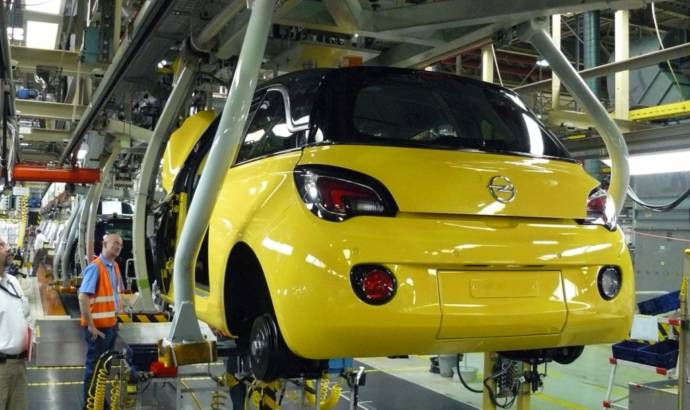 2013 Opel Adam starts production in Eisenach, Germany