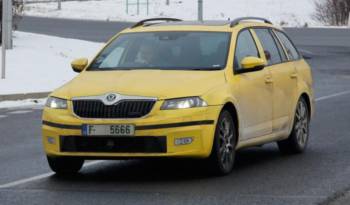 Spy photos: Skoda Octavia Combi vRS