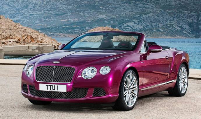 This is Bentley Continental GT Speed Convertible - the world's fastest four-seater cabrio