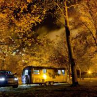 2013 Range Rover towed an Airstream trailer from England to Morocco and back