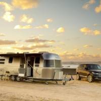 2013 Range Rover towed an Airstream trailer from England to Morocco and back