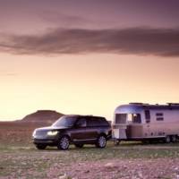 2013 Range Rover towed an Airstream trailer from England to Morocco and back