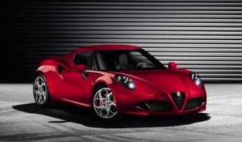 2013 Alfa Romeo 4C - official photos and details