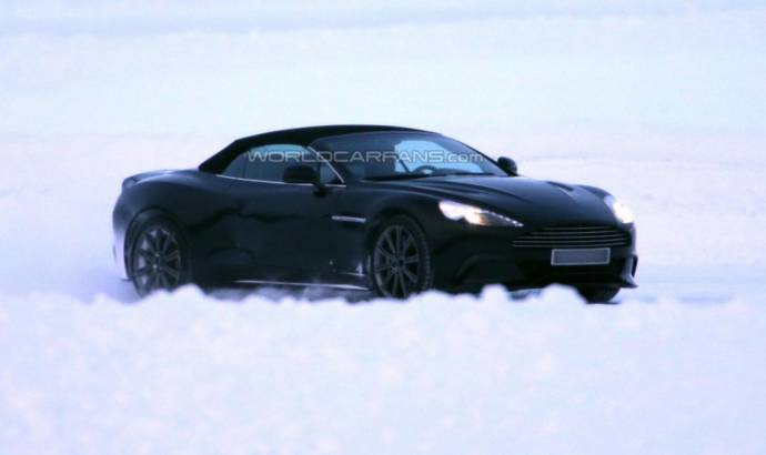 2013 Aston Martin Vanquish Volante - first spy photos