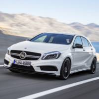 2014 Mercedes A45 AMG - official details and photos