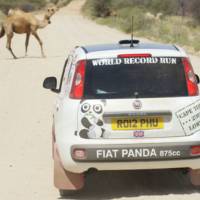 Fiat Panda drives from Cape Town to London