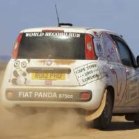 Fiat Panda drives from Cape Town to London