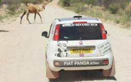 Fiat Panda drives from Cape Town to London