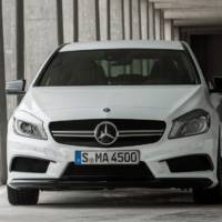 First official photos of the new Mercedes A45 AMG without camouflage