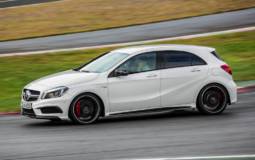 First official photos of the new Mercedes A45 AMG without camouflage