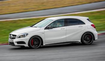 First official photos of the new Mercedes A45 AMG without camouflage