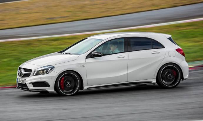 First official photos of the new Mercedes A45 AMG without camouflage
