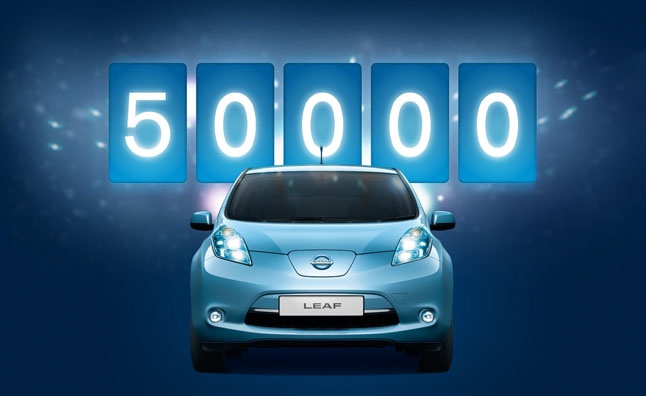 Nissan sold 50.000 Leaf units worldwide