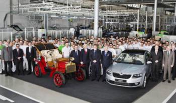 Skoda celebrates 15 million cars produced