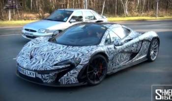 Video: McLaren P1 chased by Ferrari 458 Spider