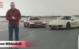 Video: Porsche 911 Carrera 4S vs Audi R8 V8