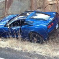 First Chevrolet Corvette Stingray crash