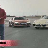 Video: Porsche 911 Carrera 4S vs Audi R8 V8