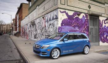 2014 Mercedes B Class Electric Drive makes american debut