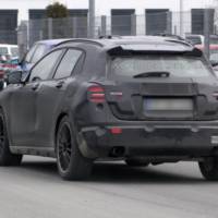 2014 Mercedes-Benz GLA 45 AMG spied near Nurburgring