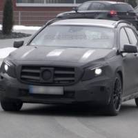 2014 Mercedes-Benz GLA 45 AMG spied near Nurburgring