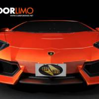 First Lamborghini Aventador turned into a limousine - conceptual design