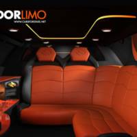 First Lamborghini Aventador turned into a limousine - conceptual design