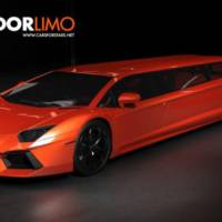First Lamborghini Aventador turned into a limousine - conceptual design