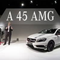 Mercedes-Benz A45 AMG was revealed in Geneva