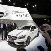 Mercedes-Benz A45 AMG was revealed in Geneva