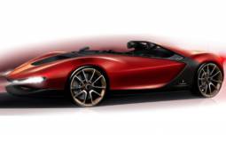 Pininfarina Sergio Concept - first official sketch