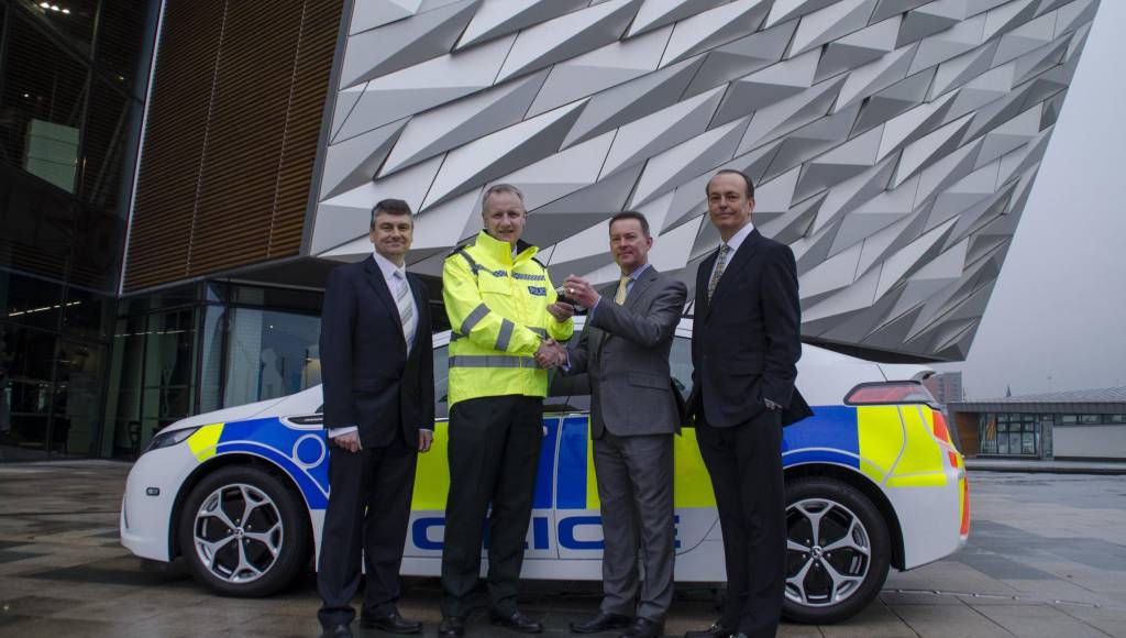 Vauxhall Ampera, on-duty for Northern Ireland Police