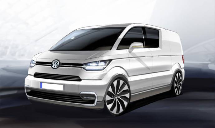 Volkswagen e-Co-Motion Concept - the van of the future is electric