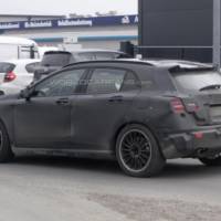 2014 Mercedes-Benz GLA 45 AMG spied near Nurburgring