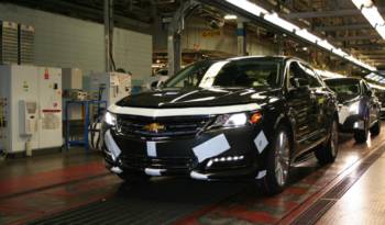 2014 Chevrolet Impala production stated