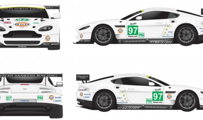 Aston Martin needs some help in designing the new Gulf-livery for 24 Hours LeMans